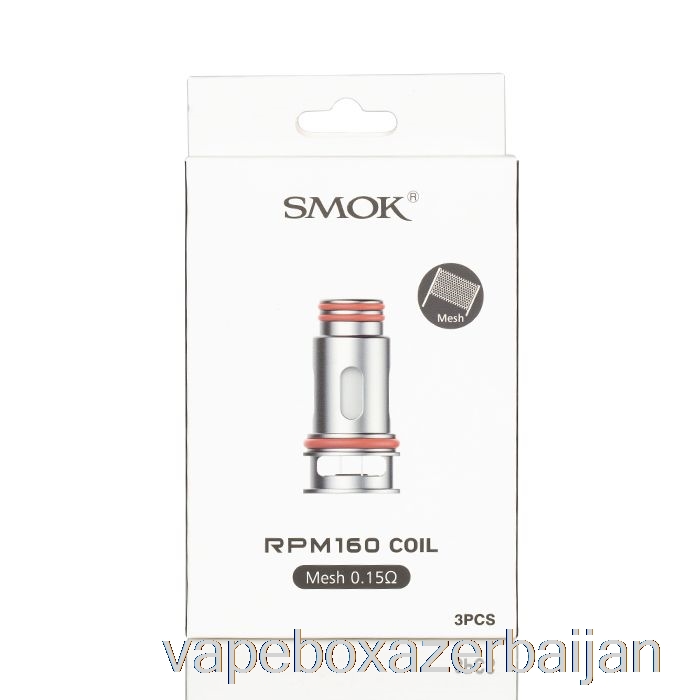 Vape Azerbaijan SMOK RPM160 Replacement Coils 0.15ohm RPM160 Mesh Coils